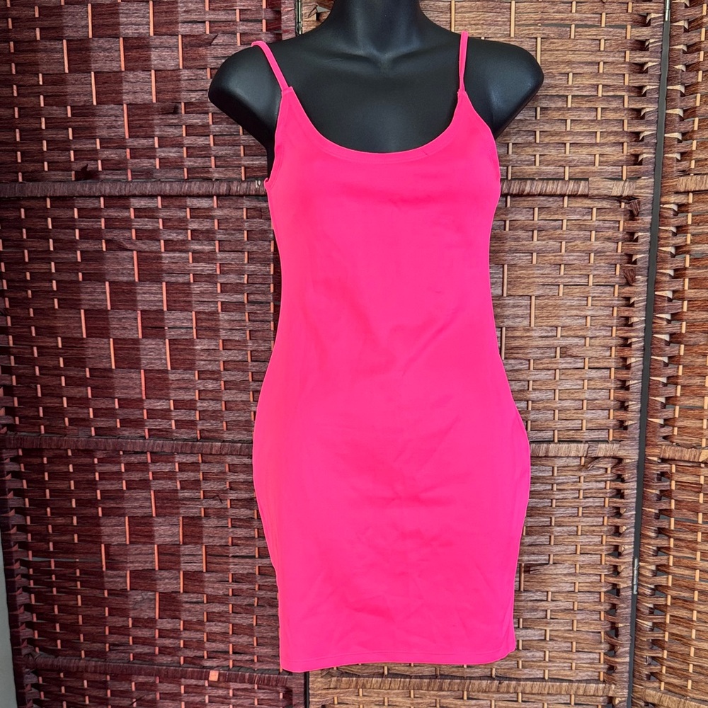 Revamped Hot Pink Mini Dress - S